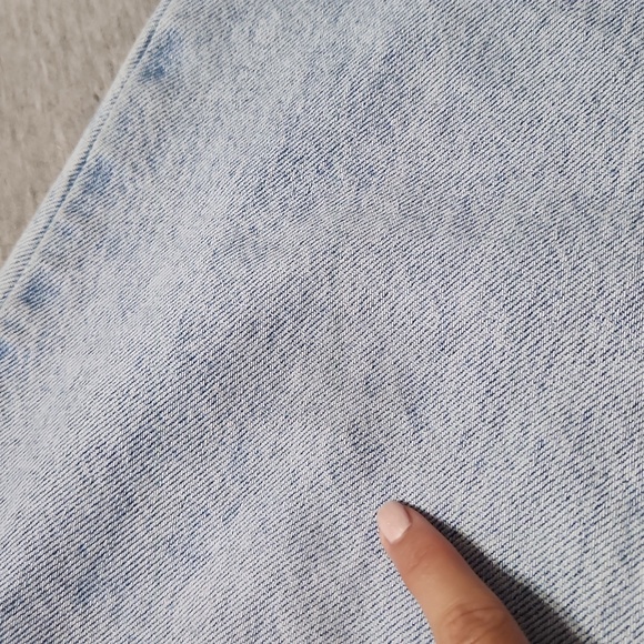 Vintage Brittania Light Wash Denim High Rise Tapered Leg Baggy "Mom" Jeans - Picture 15 of 17